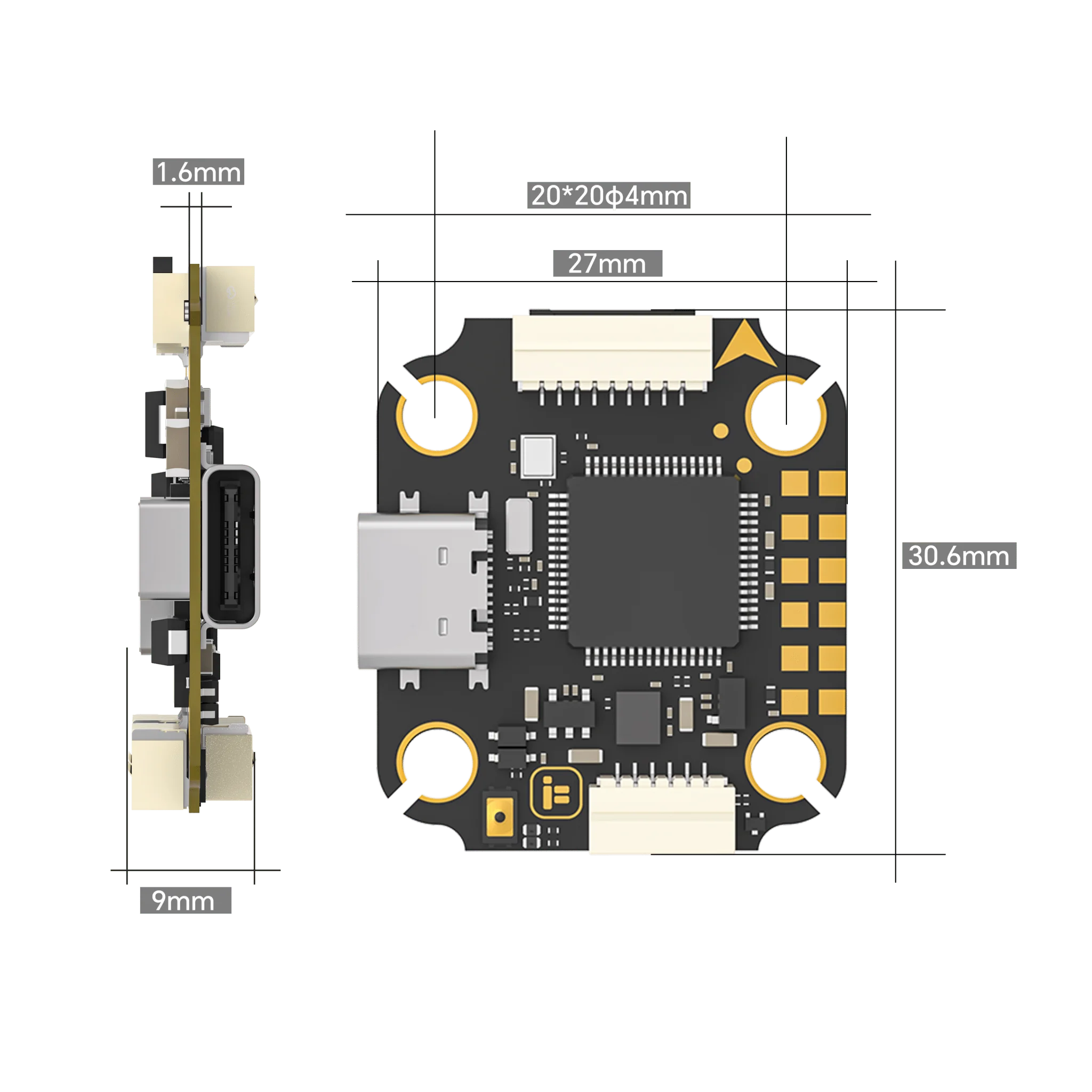 Borg F7 Mini Stack (60 Mini 4-IN-1 ESC) - Image 5