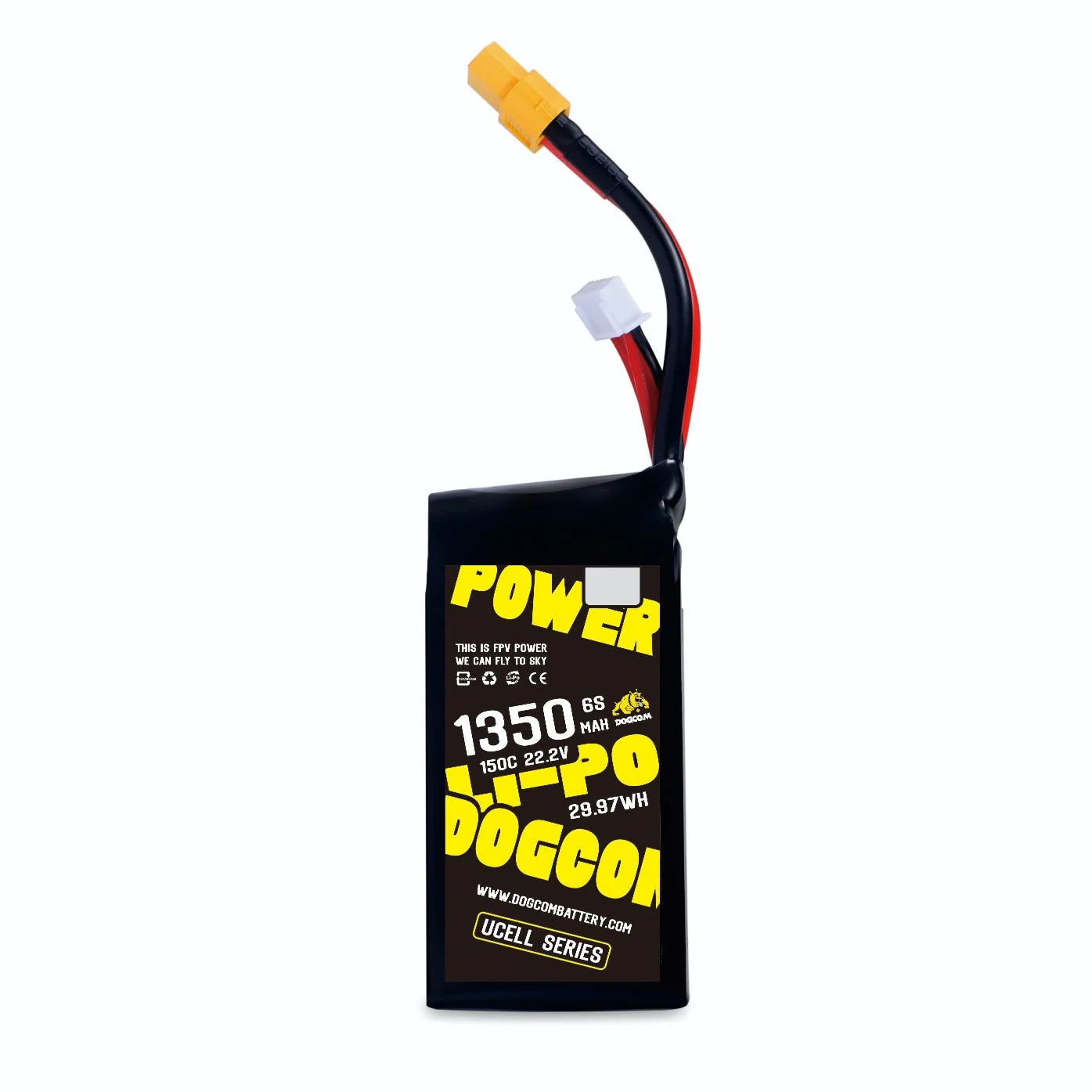 DOGCOM 6S 1350mAh 150C UCELL Akku