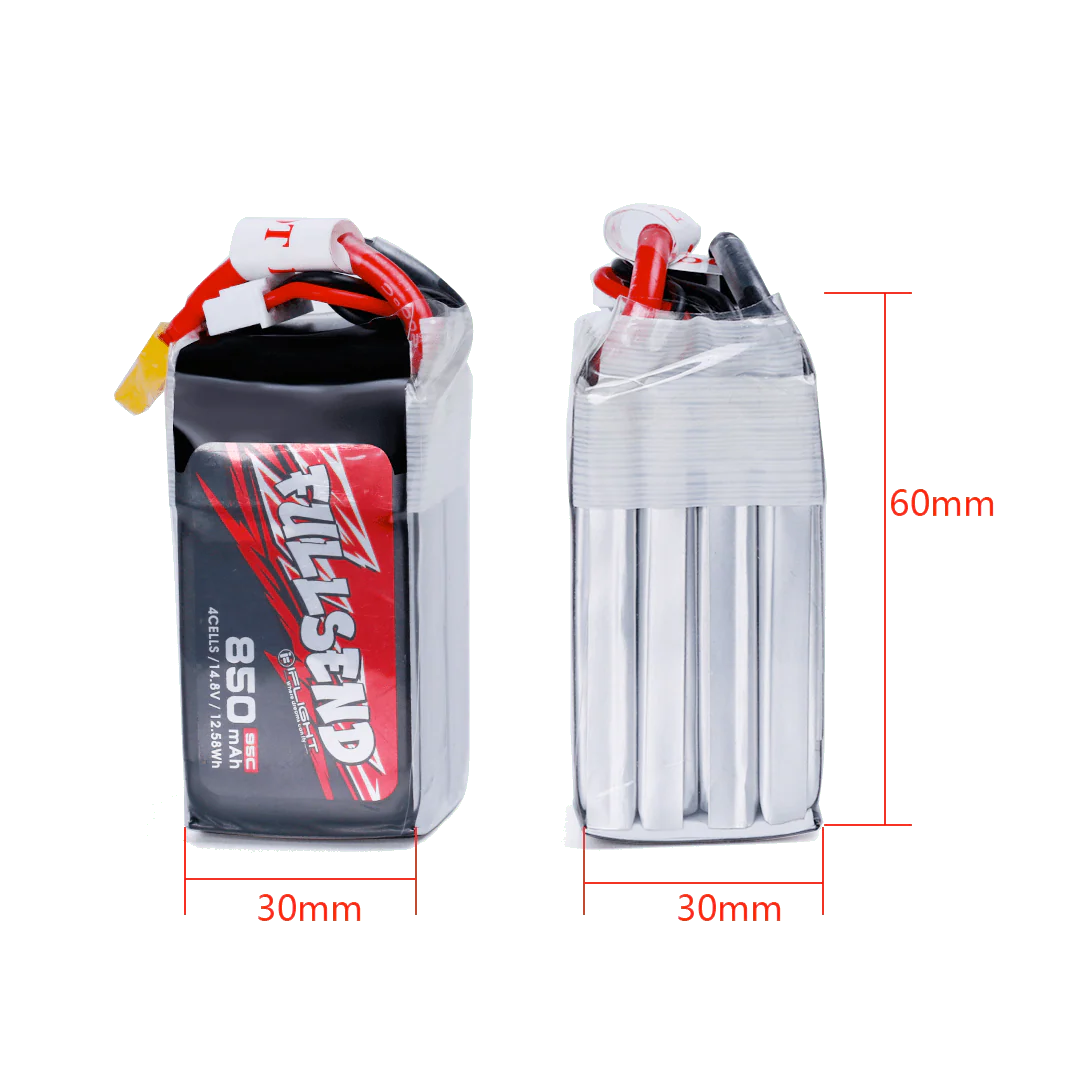 Fullsend 4S 850mAh 95C Akku - Image 6