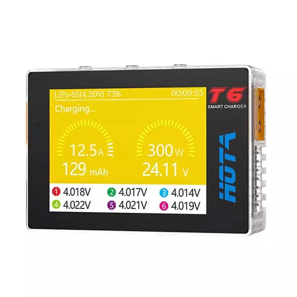 HOTA T6 300W 1-6S PD/DC Smart Ladegerät - Image 7