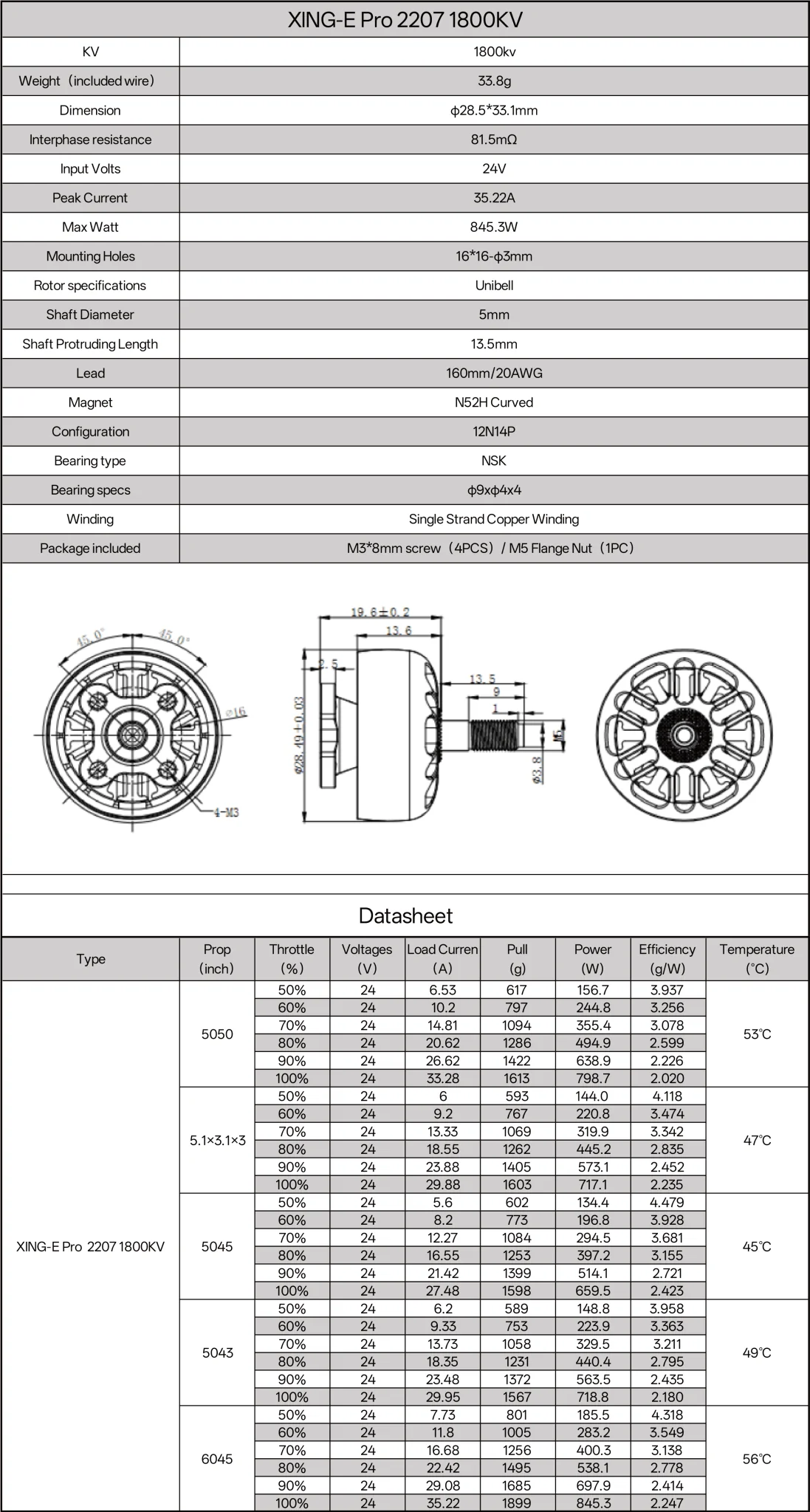 XING-E Pro 2207 FPV Motor - Image 6